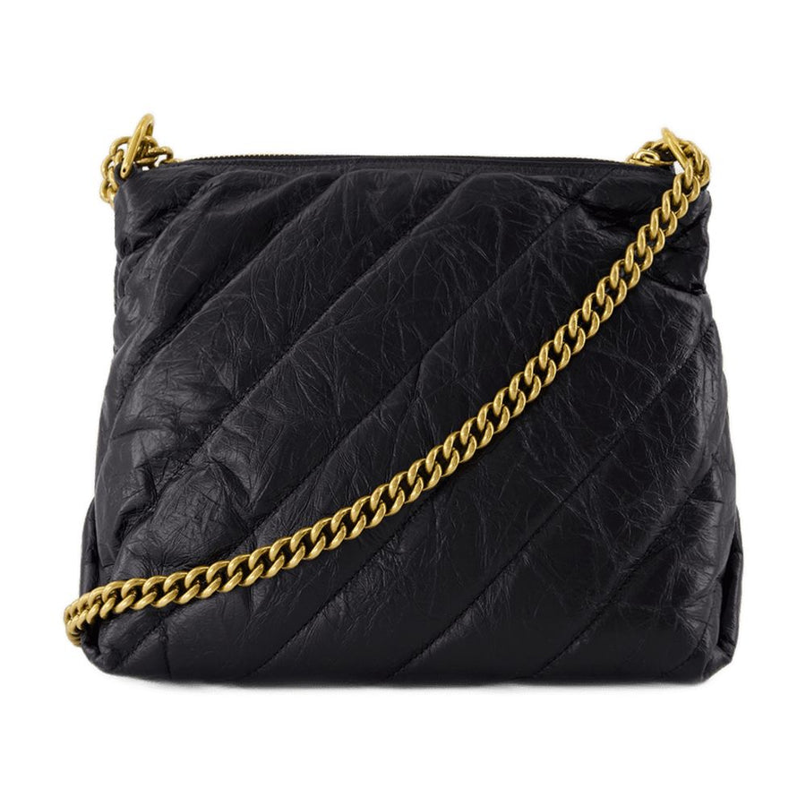 Balenciaga Quilted Calfskin Shoulder Bag — Black