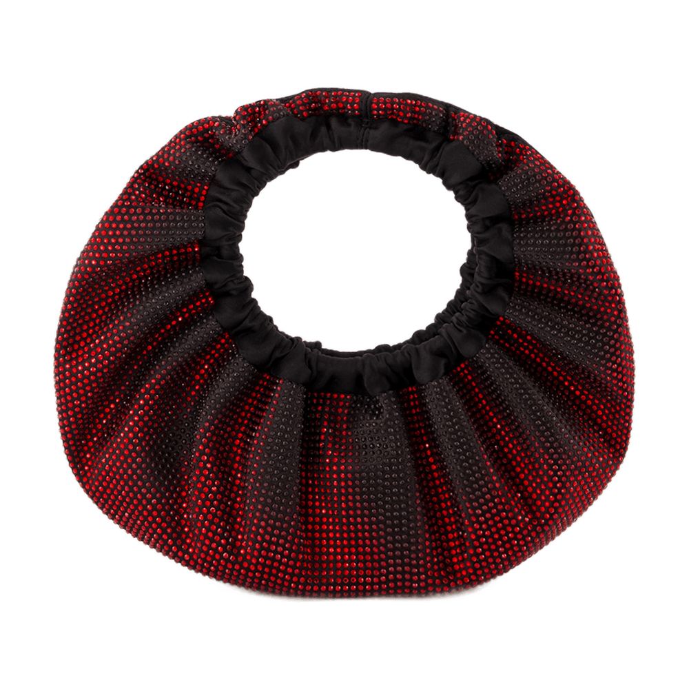 Alexander Wang Beaded Geometric Top Handle Bag — Red Synthetic
