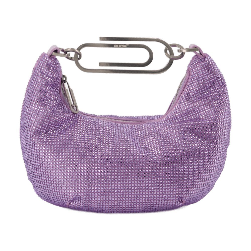 Off-White Binder Clip 20 Top Handle Bag — Purple Others