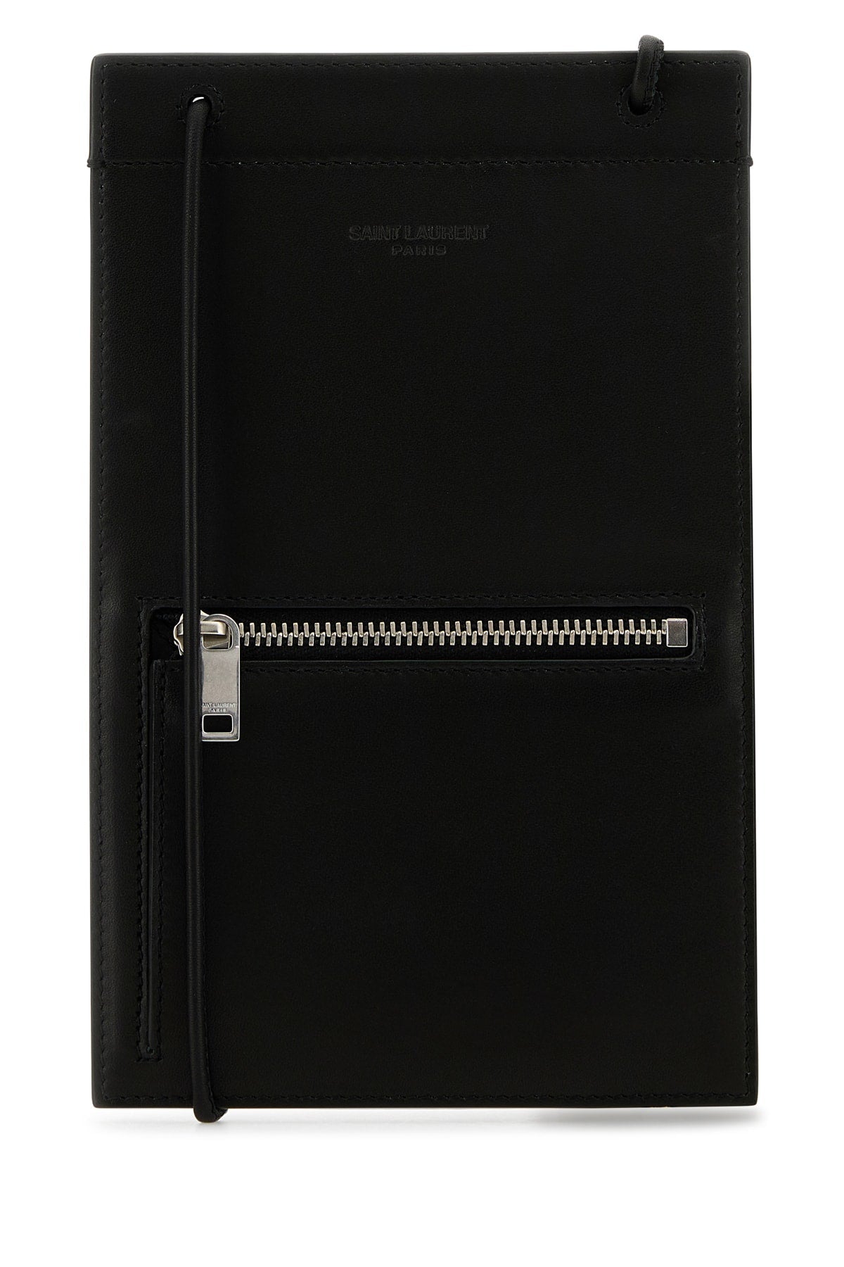 Saint Laurent Leather Wallet — Black