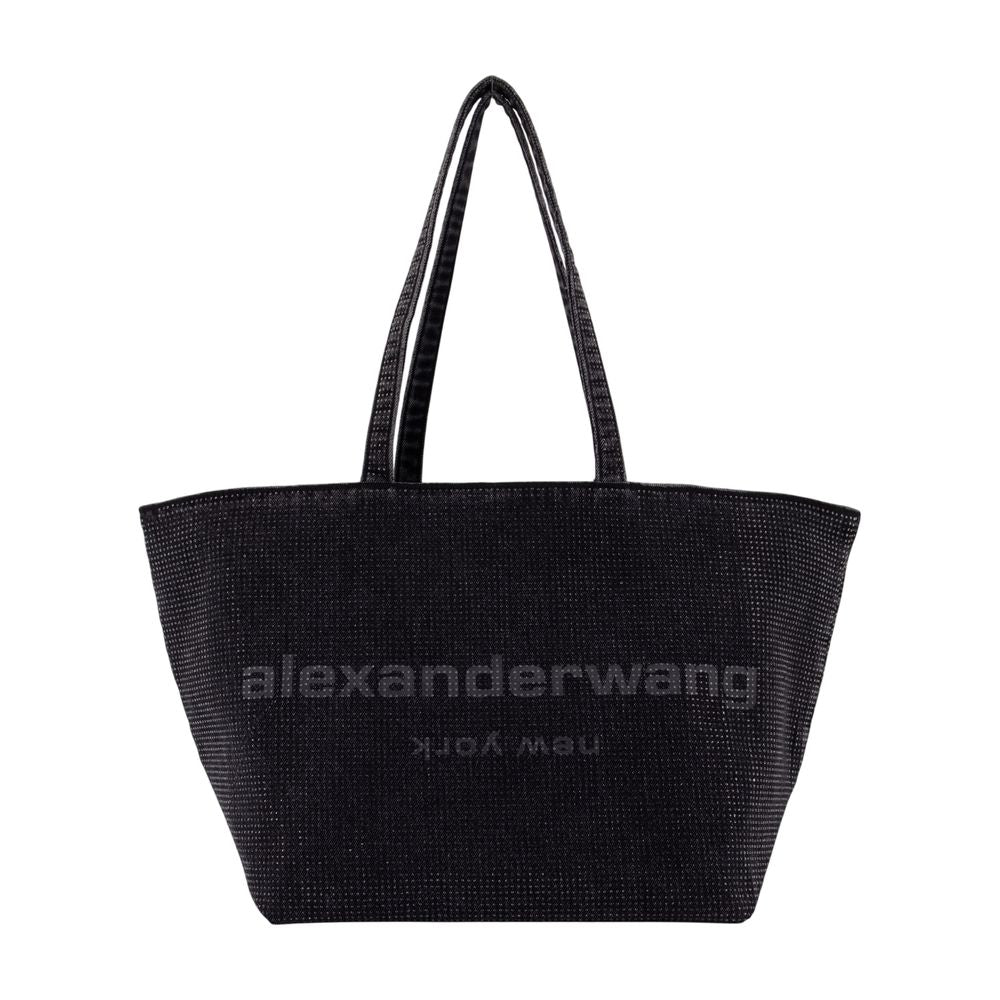 Alexander Wang Punch Tote Bag — Gray Cotton