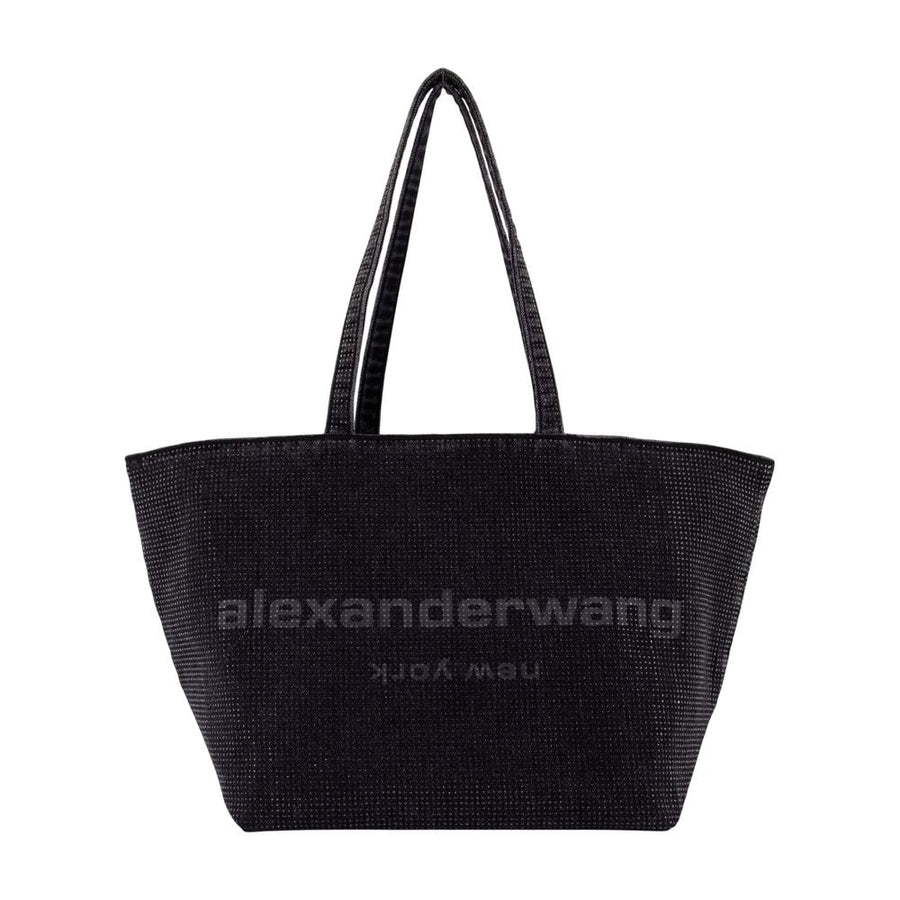 Alexander Wang Punch Tote Bag — Gray Cotton