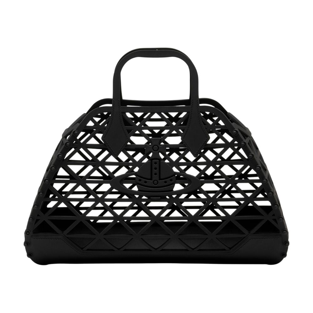 Vivienne Westwood Top Handle Bag — Black Synthetic