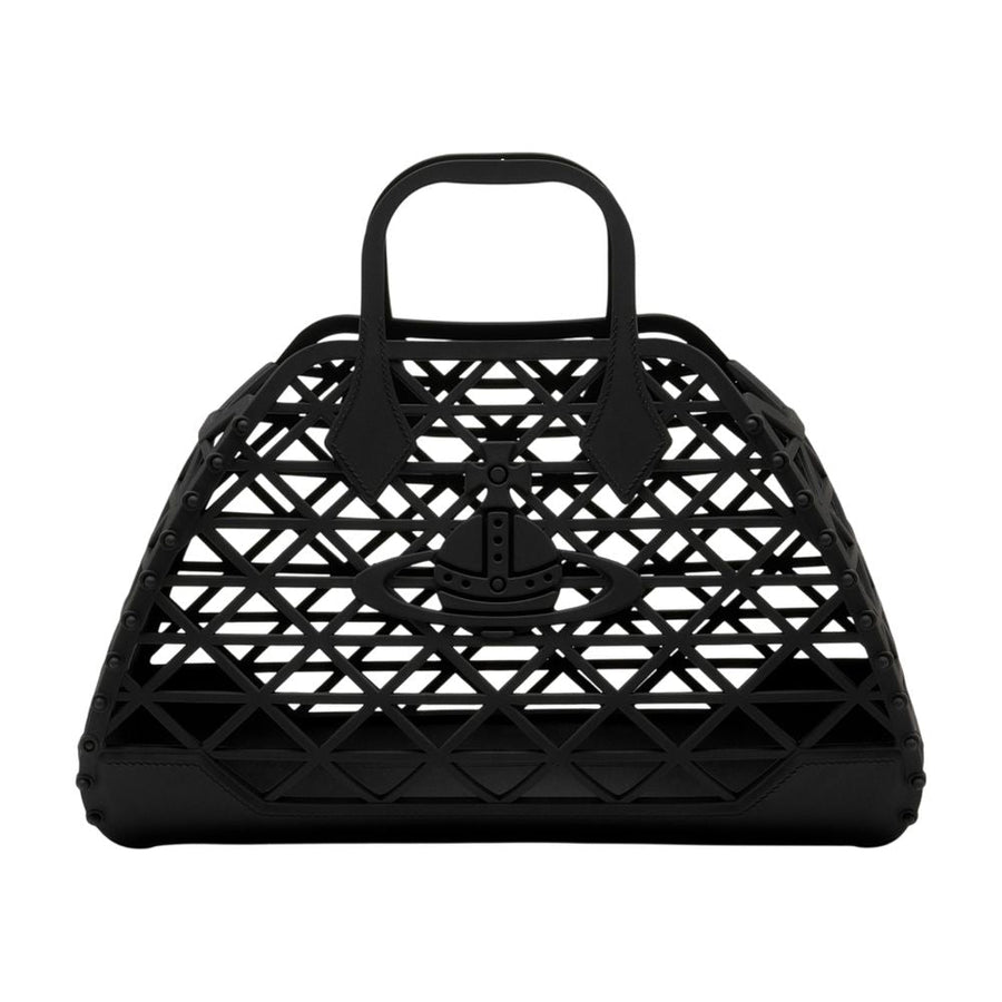Vivienne Westwood Top Handle Bag — Black Synthetic