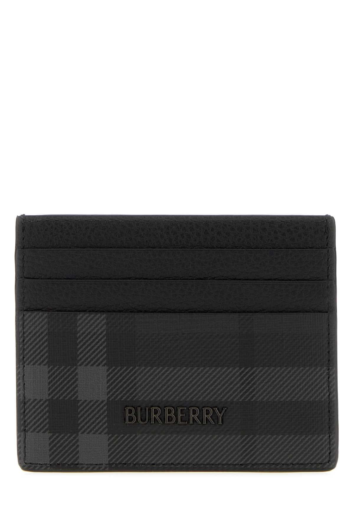 Burberry Tall Card Case — Black Wallet