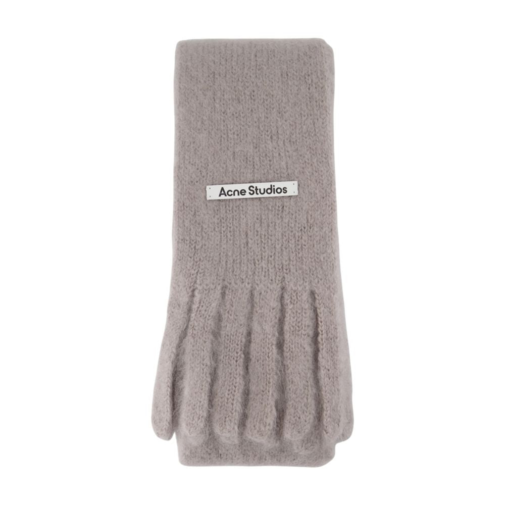 Acne Studios Wool Gloves — Gray