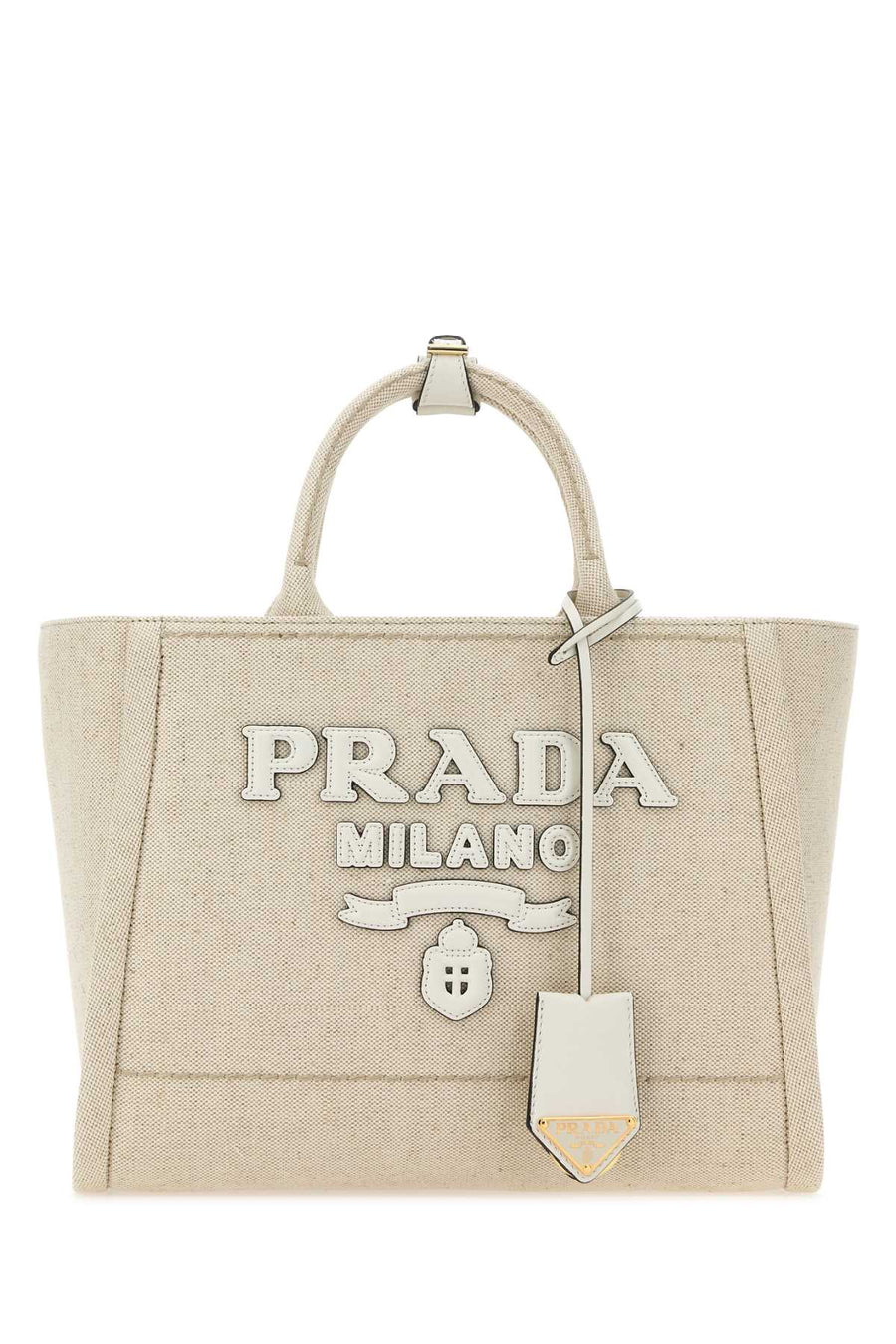 Prada Milano Tote Bag — Beige