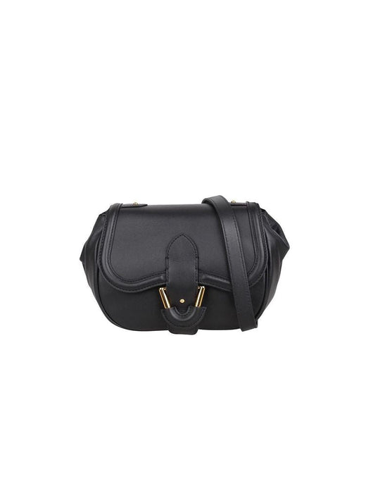 Coccinelle Blake Crossbody Bag — Black Cow Leather
