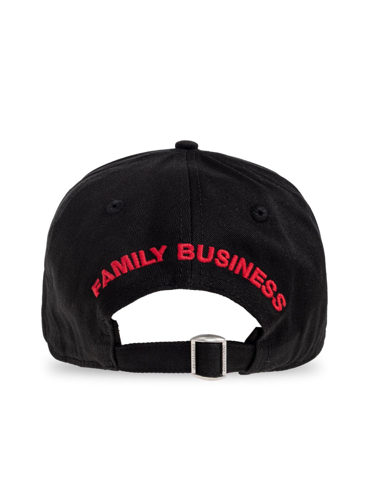 Dsquared2 Bcm098905c000012124 Logo-Embroidered Baseball Cap — Black Cotton Caps