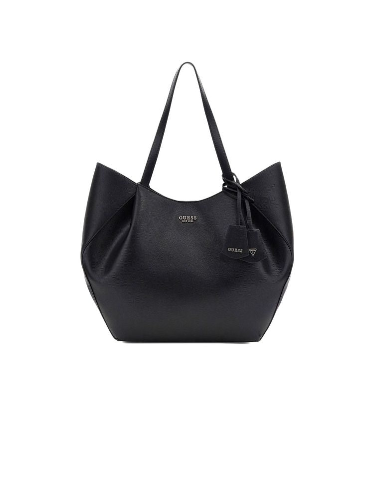 Guess Amorette 2 1 Tote Bag — Black Polyurethane