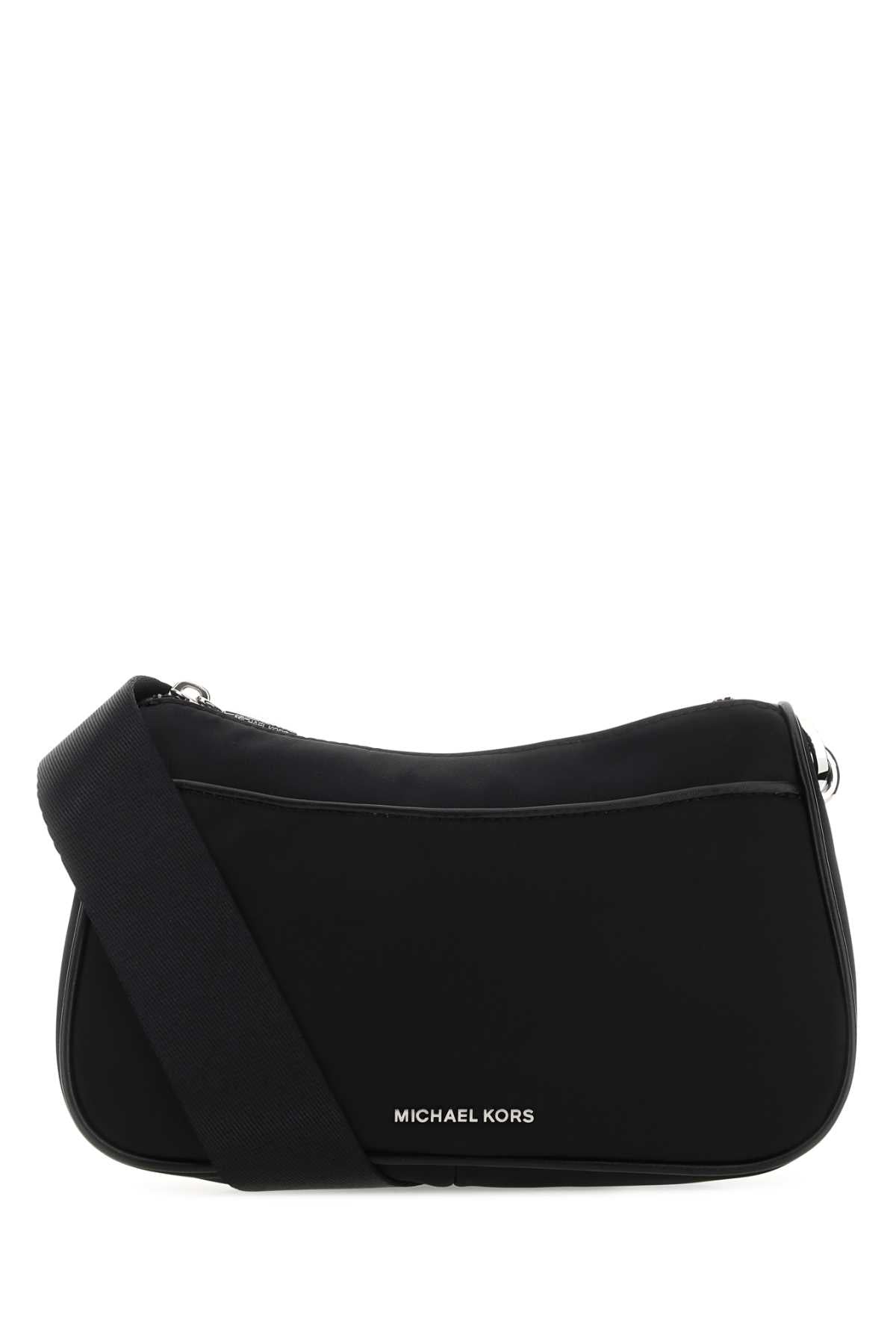 Michael By Kors Crossbody Bag — Black Nylon