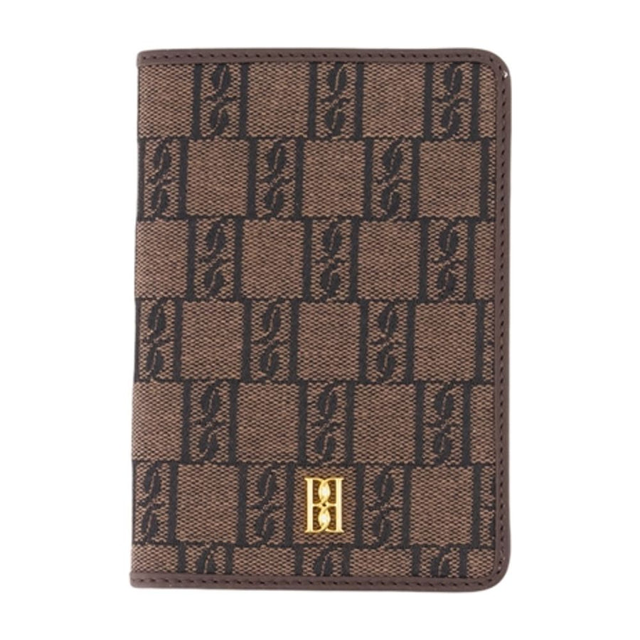 By Malene Birger Passport Holder — Brown Cotton Card Cases