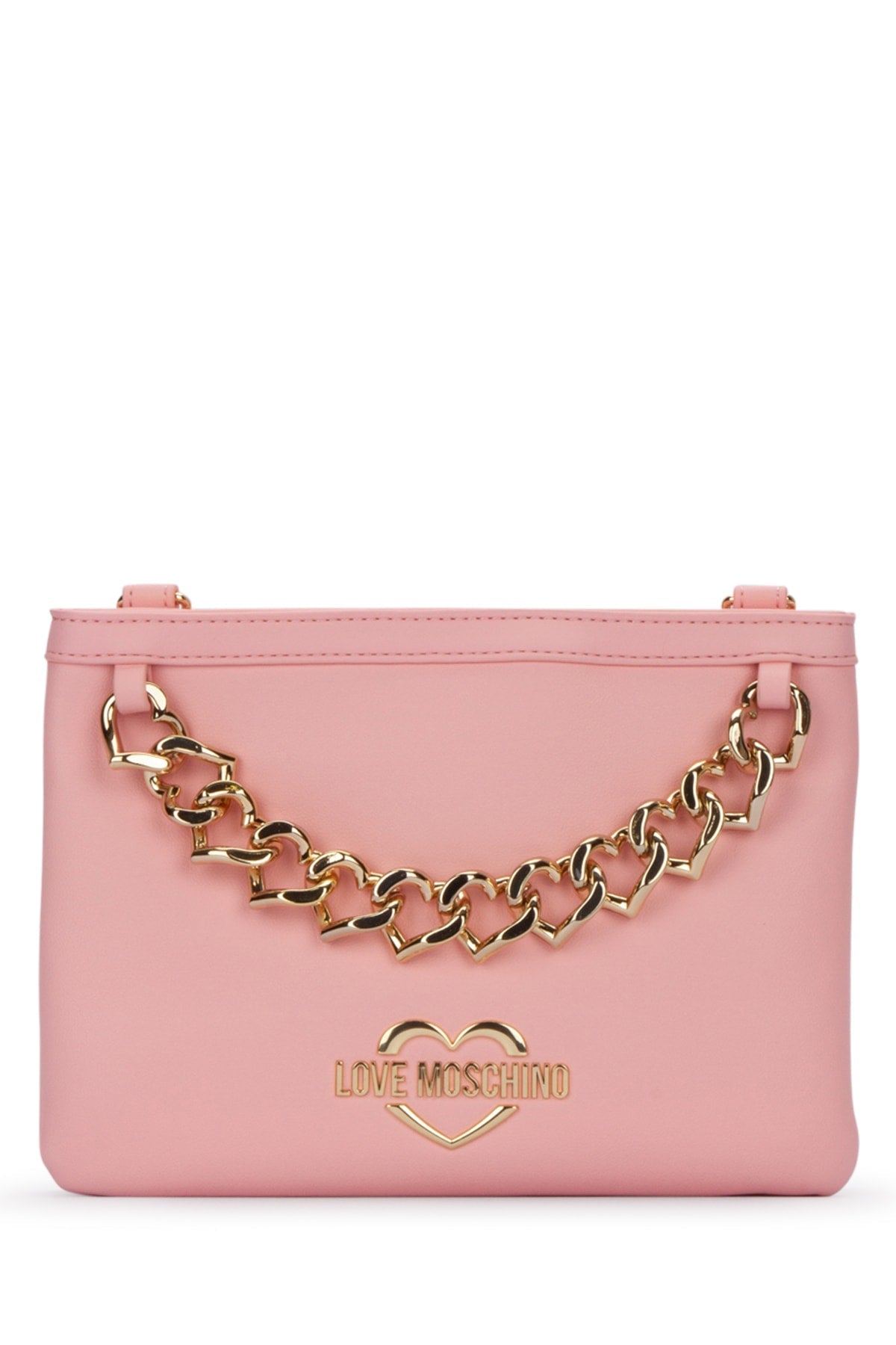 Love Moschino Shoulder Bag — Pink Leather