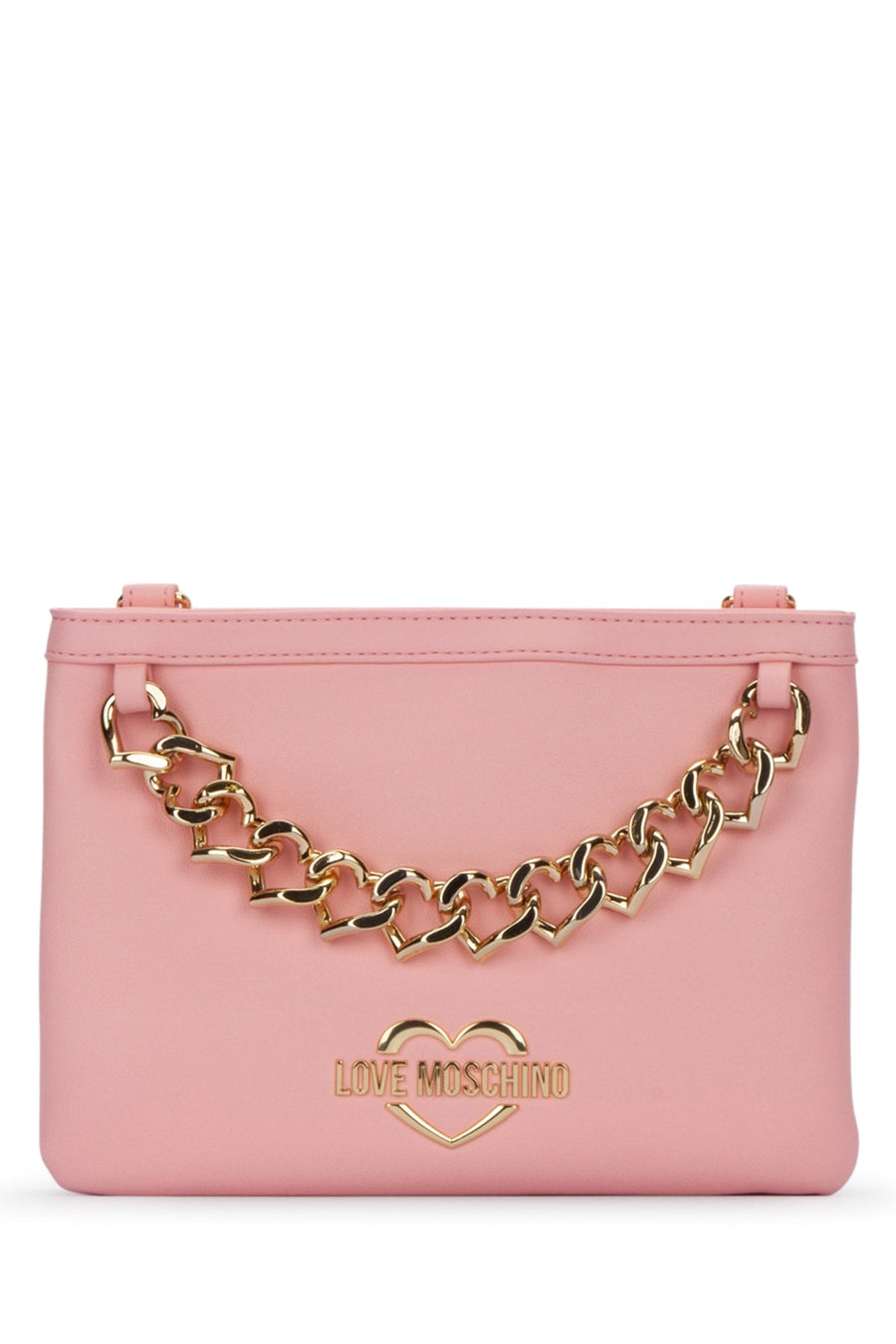 Love Moschino Shoulder Bag — Pink Leather
