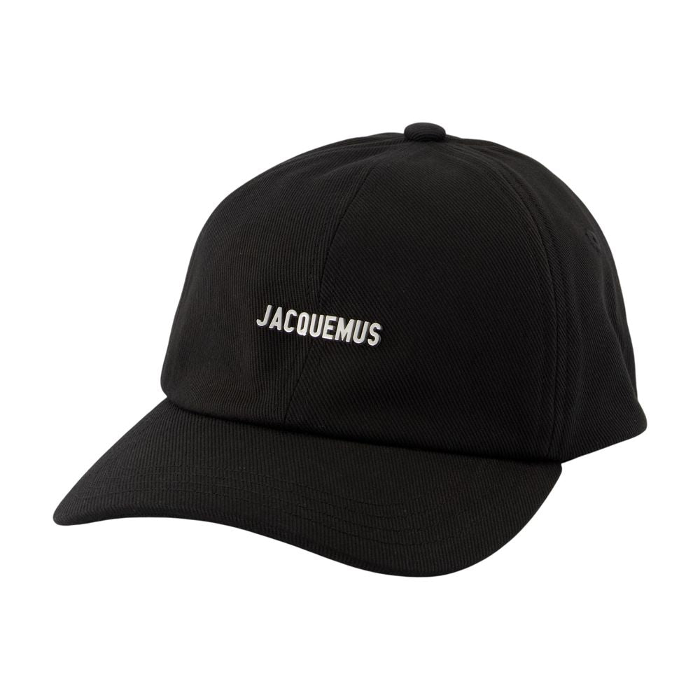 Jacquemus Acu00670aw00092-990 Baseball Cap — Black Cotton Caps