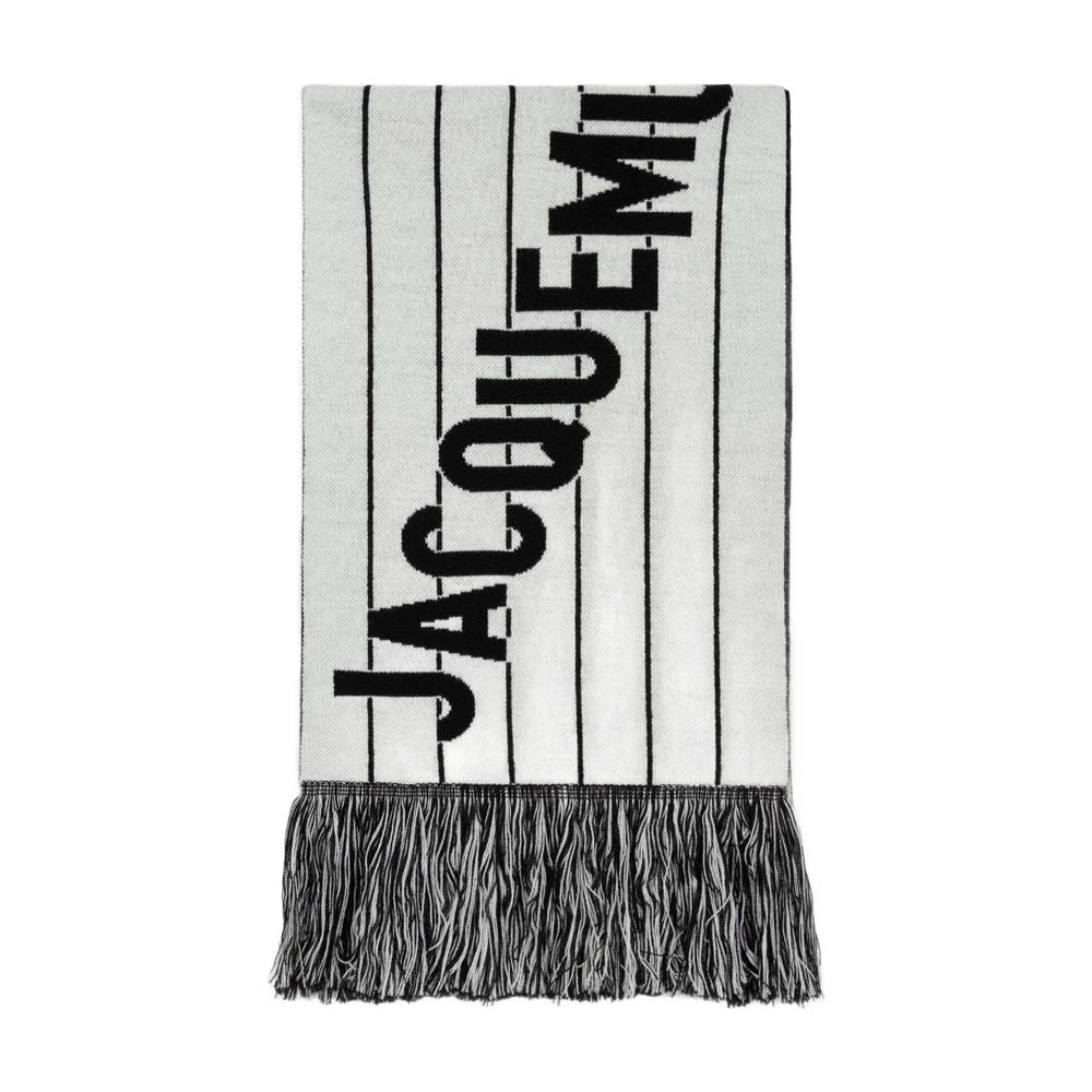 Jacquemus Scarf — Black Wool Scarfs