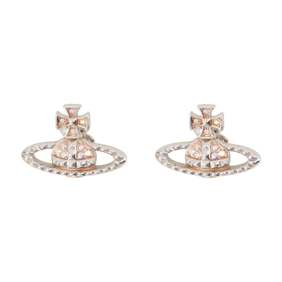 Vivienne Westwood Mayfair Relief Earrings — Gold Metal