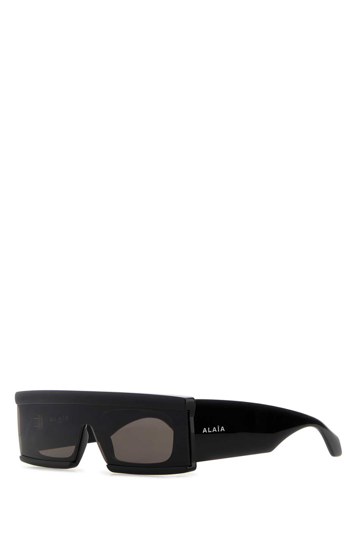 Alaia Sunglass Acetate Sunglasses — Black Exterior