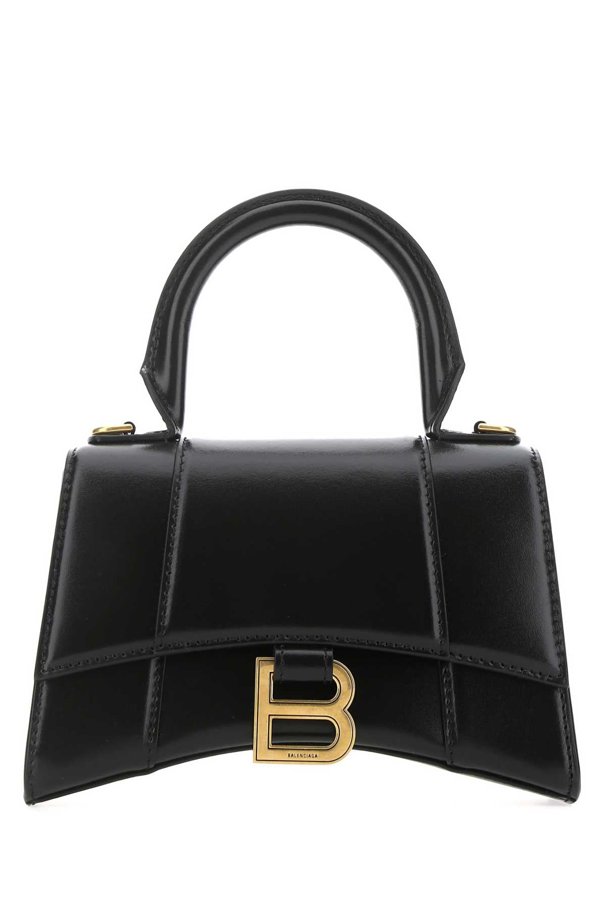Balenciaga Quilted Calf Leather Top Handle Bag — Black T Domesticated Le