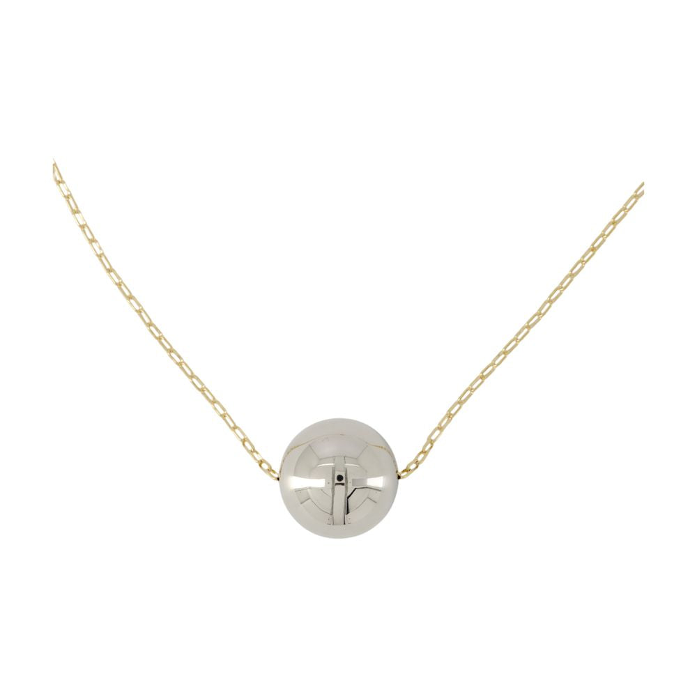 Isabel Marant Chain-Link Pendant Necklace — Gold Metal Necklaces