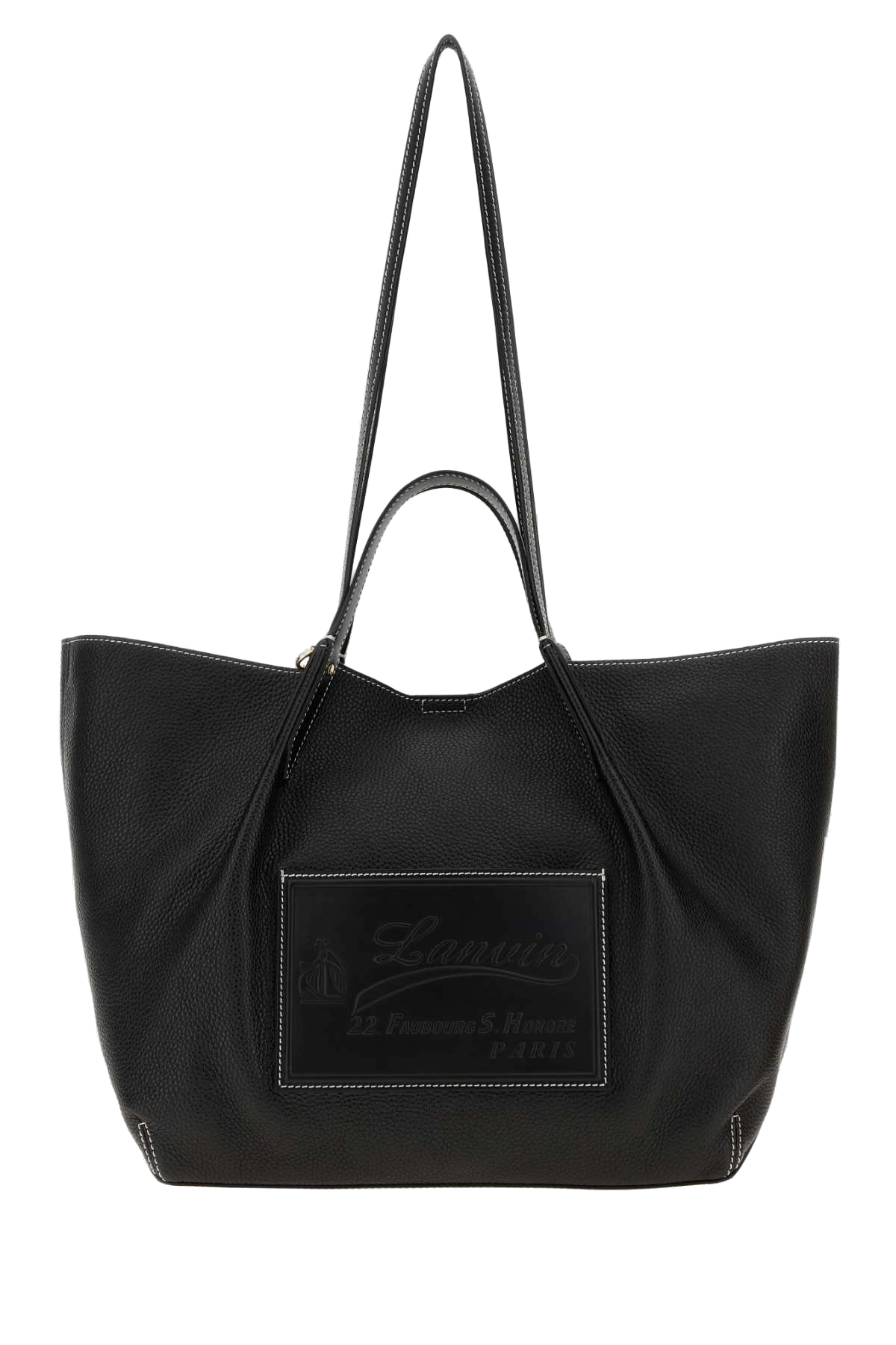 Lanvin Shopper Shoulder Bag — Black