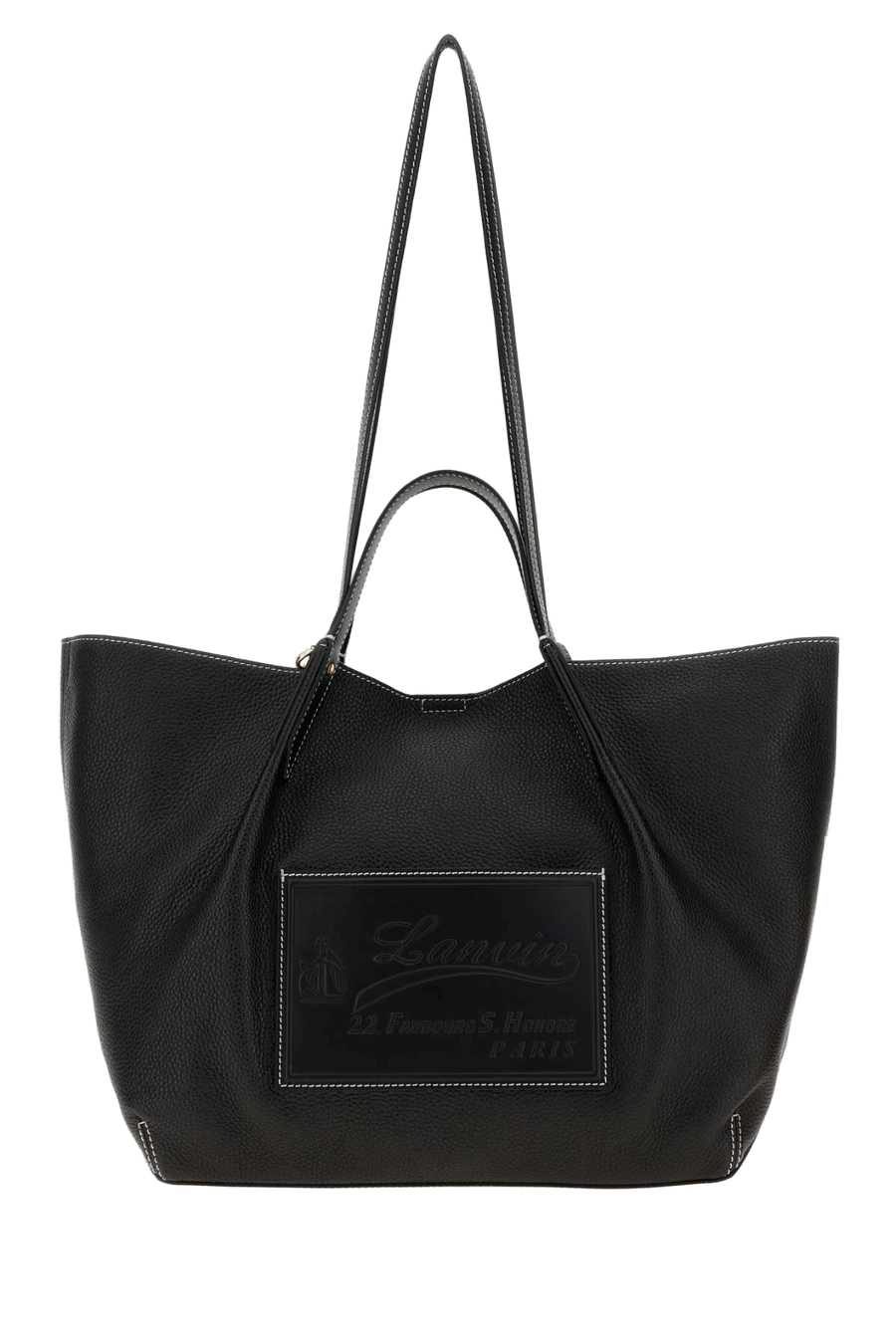 Lanvin Shopper Shoulder Bag — Black