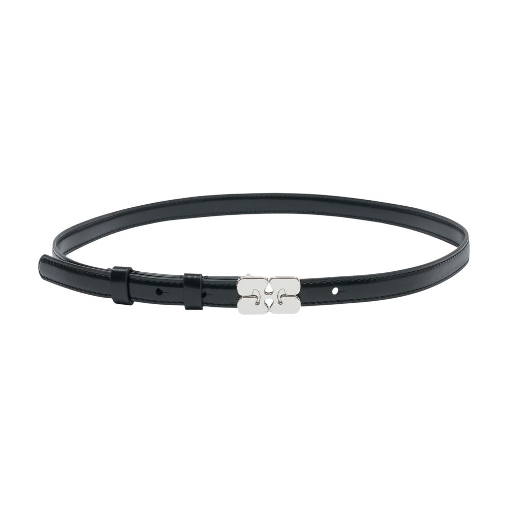 Ganni Kat Belt — Black Synthetic