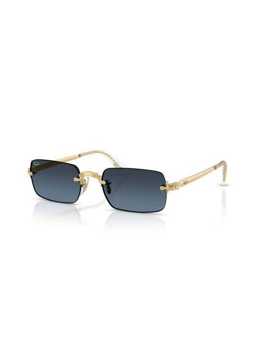 Ray-Ban 0rb3928 Square-Frame Metal Sunglasses — Gold Frame