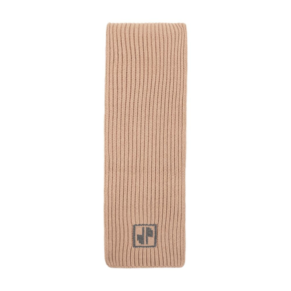 Patou Jp Scarf — Beige Wool Scarfs