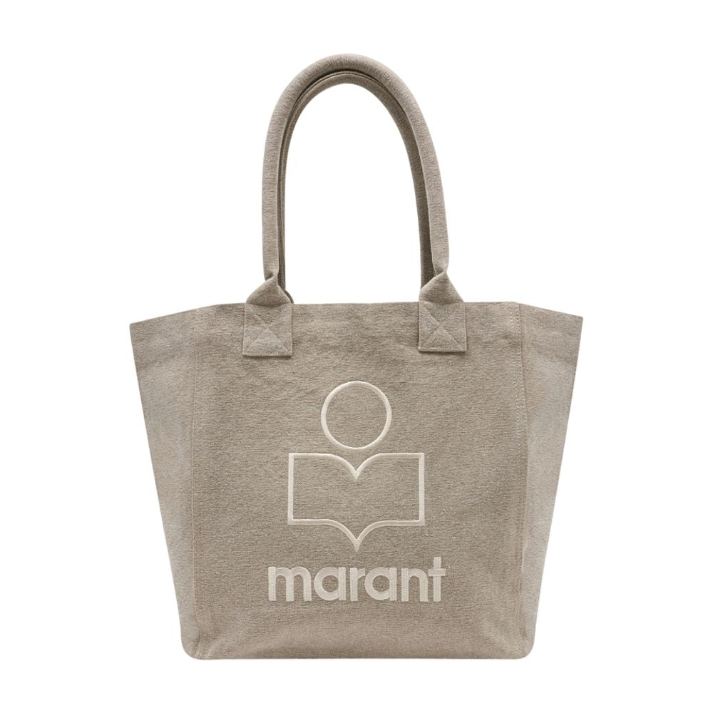 Isabel Marant Yenky Tote Bag — Beige Cotton