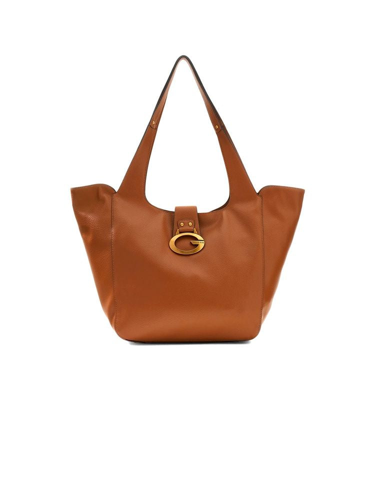 Guess Tote Bag — Brown Polyurethane