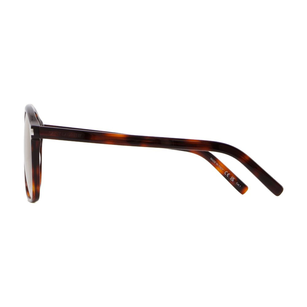 Saint Laurent Sl Sunglasses — Brown Acetate