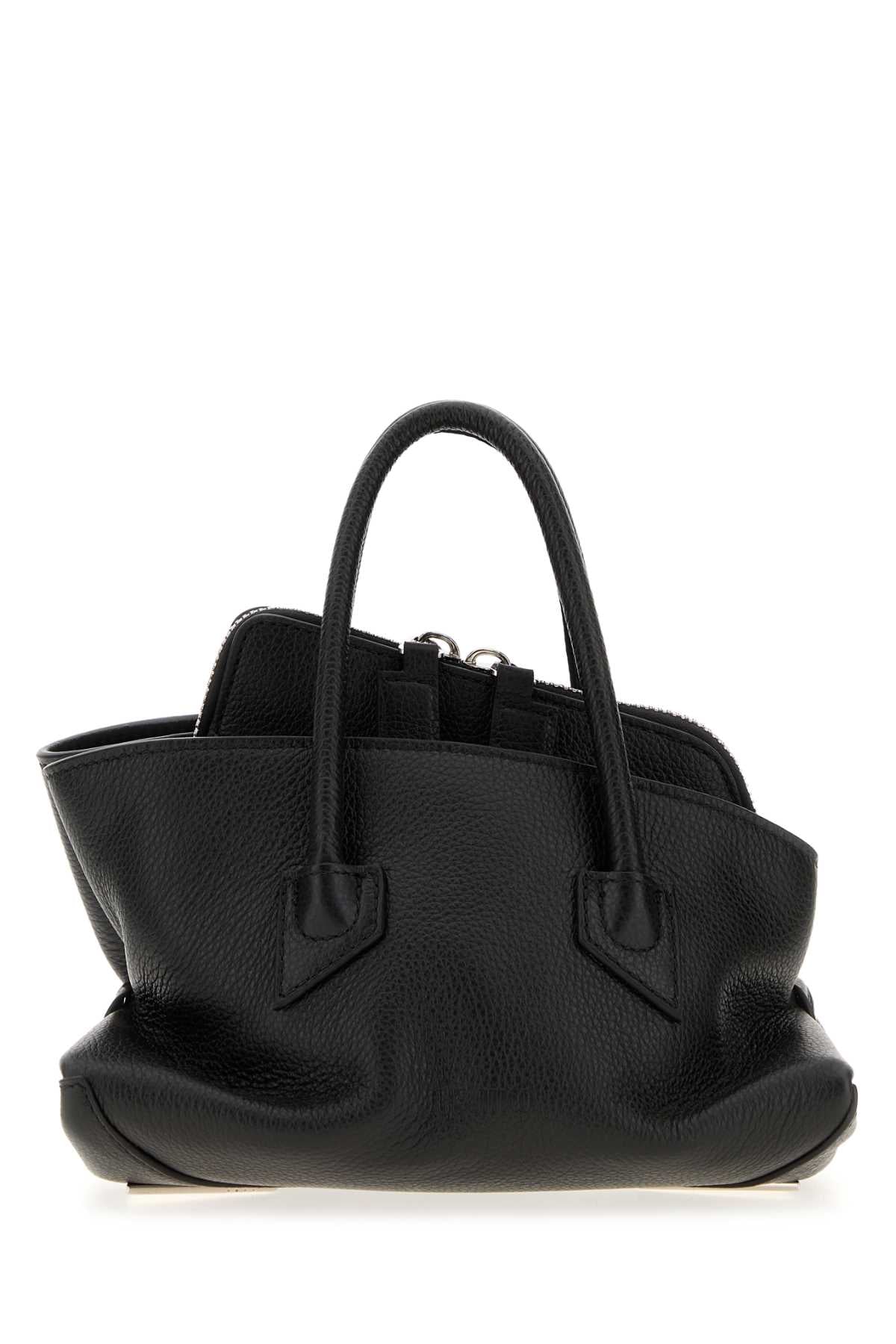 The Attico La Passeggiata Top Handle Bag — Black