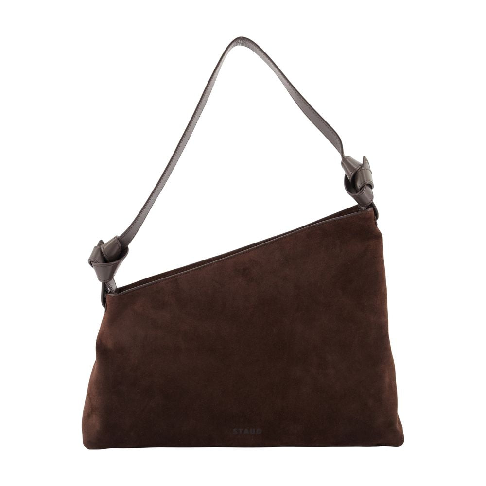 Staud Dani Shoulder Bag — Brown Cowhide