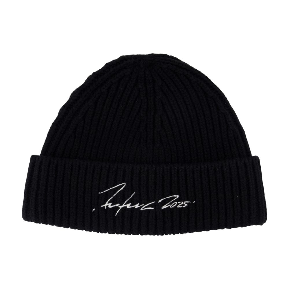 Kenzo Ff68bu230kwb-99 Nylon Ribbed Beanie — Black Beanies