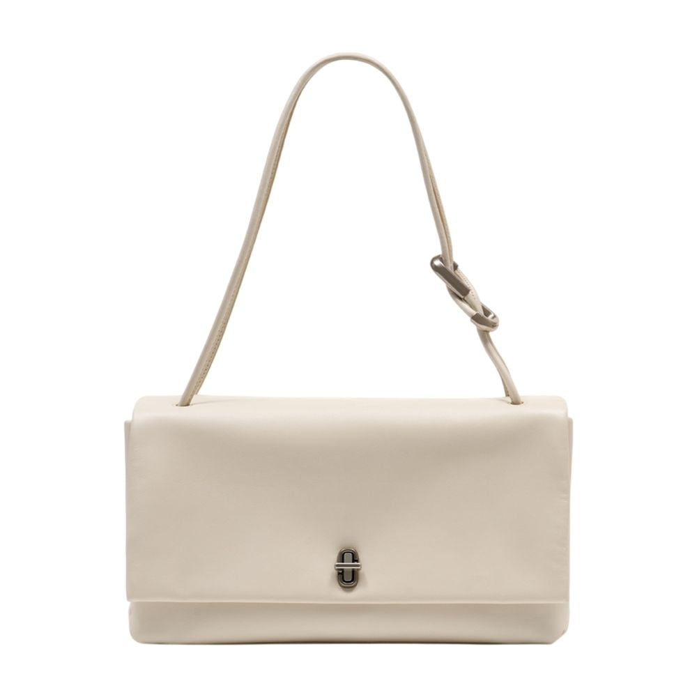 Marc Jacobs Leather Shoulder Bag — White Cowhide
