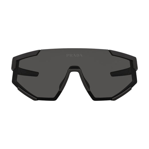 Prada 0ps04ws-Dg006f39 Tinted Lens Shield Sunglasses — Black Acetate