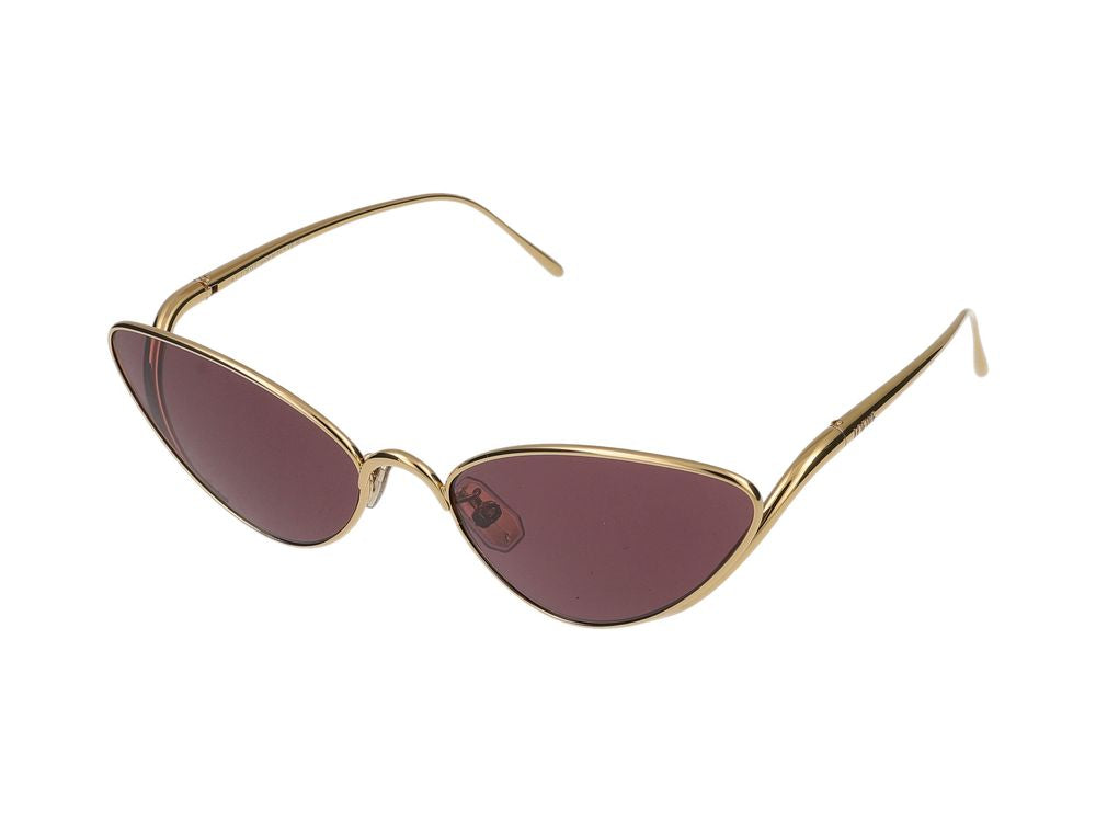 Loewe Lw40179u Cat-Eye Metal Frame Sunglasses — Gold Standard