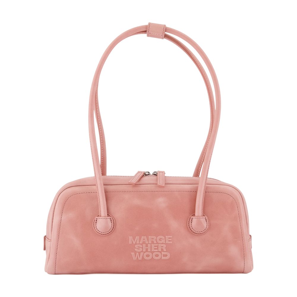 Marge Sherwood Soft Cowhide Shoulder Bag — Pink