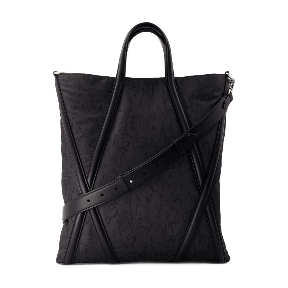 Alexander Mcqueen Tote Bag — Black Nylon