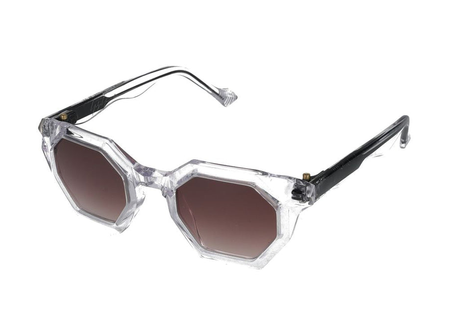 Yohji Yamamoto Slook013 Sunglasses — Clear Acetato