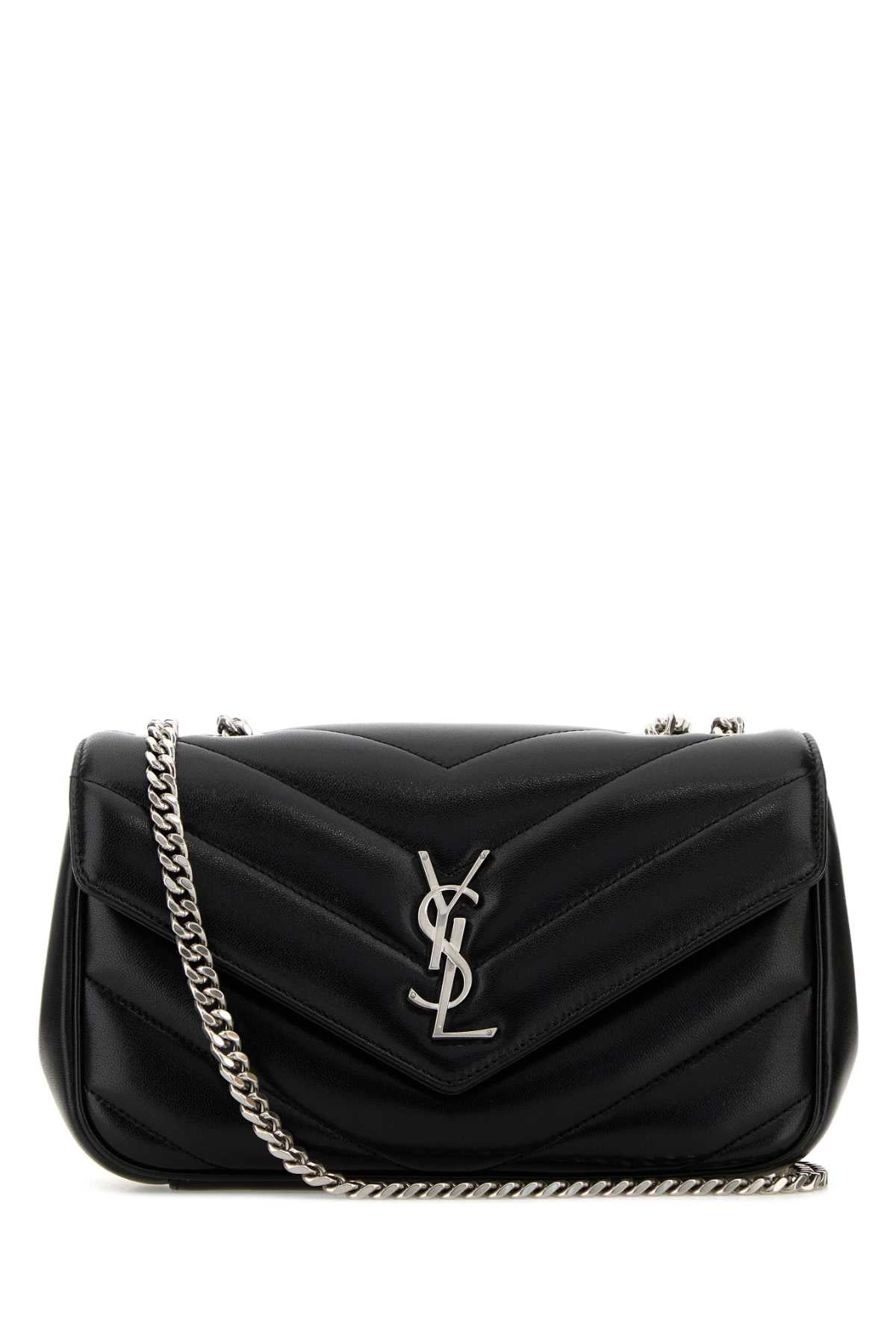 Saint Laurent Loulou Shoulder Bag — Black