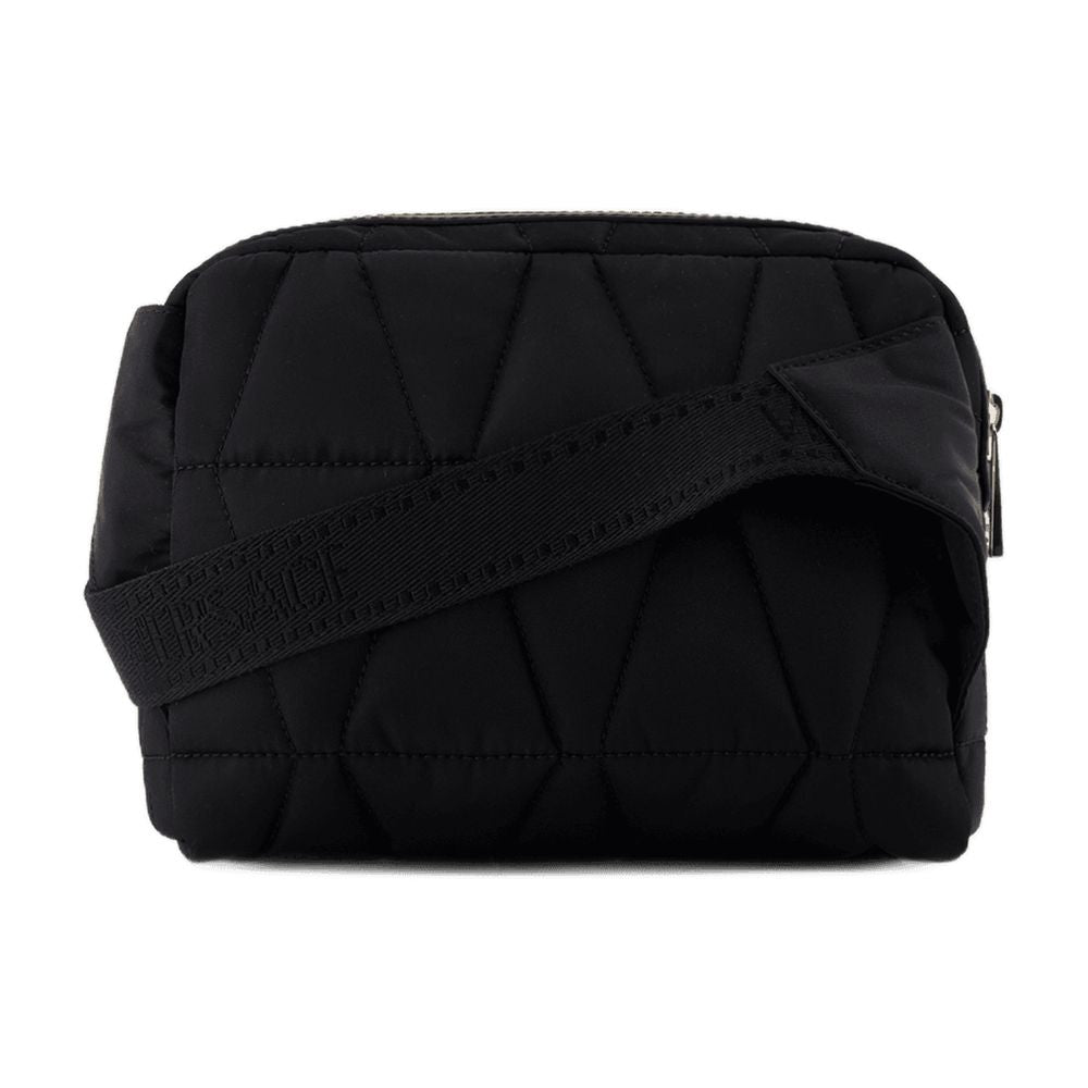 Versace Quilted Nylon Belt Bag — Black
