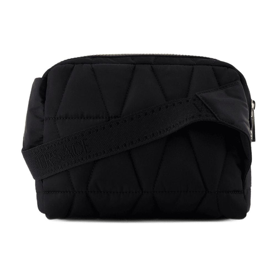 Versace Quilted Nylon Belt Bag — Black