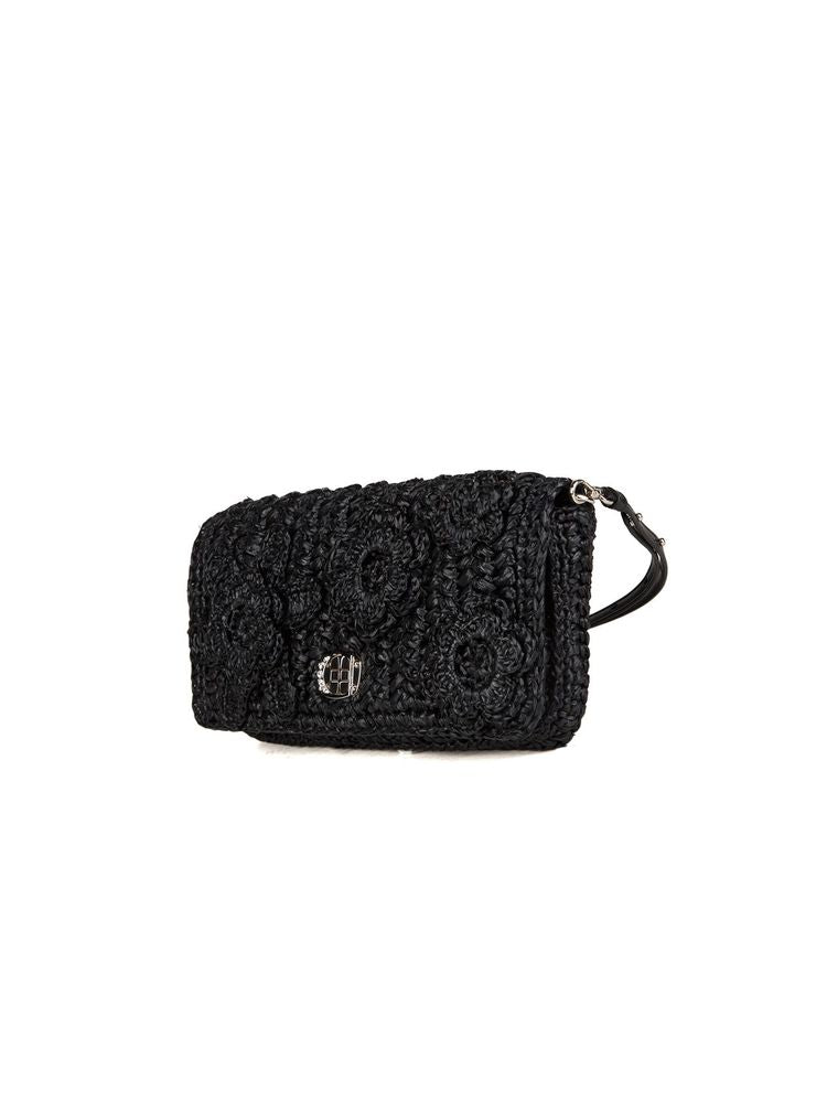 Miu Miu Quilted Lambskin Crossbody Bag — Black