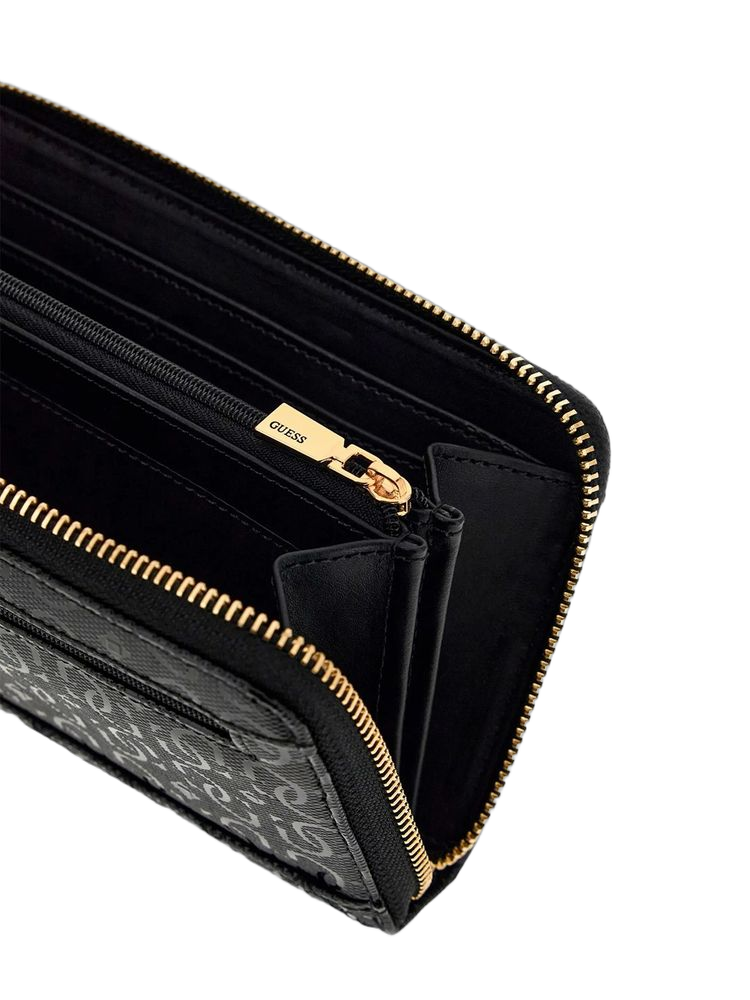 Guess Stacey Wallet — Black Polyurethane