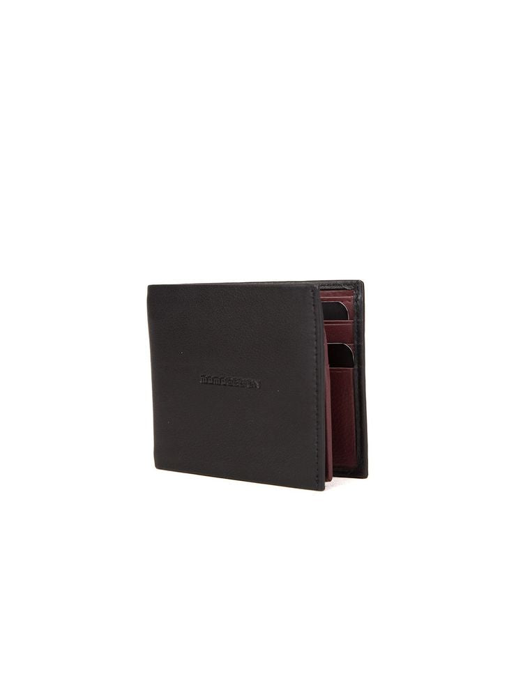 Momo Design Polyurethane Bifold Wallet — Black