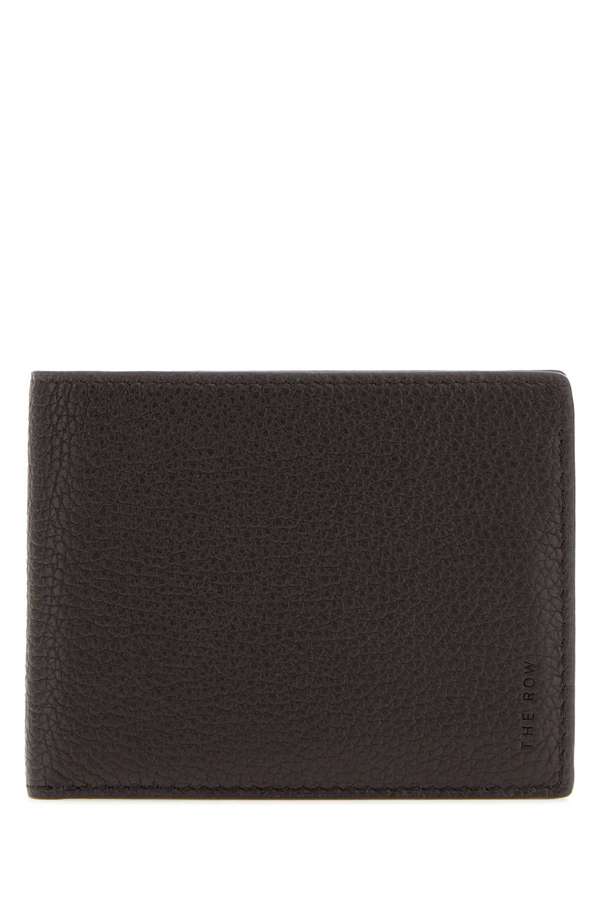 The Row Wallet — Brown Exterior: Leather