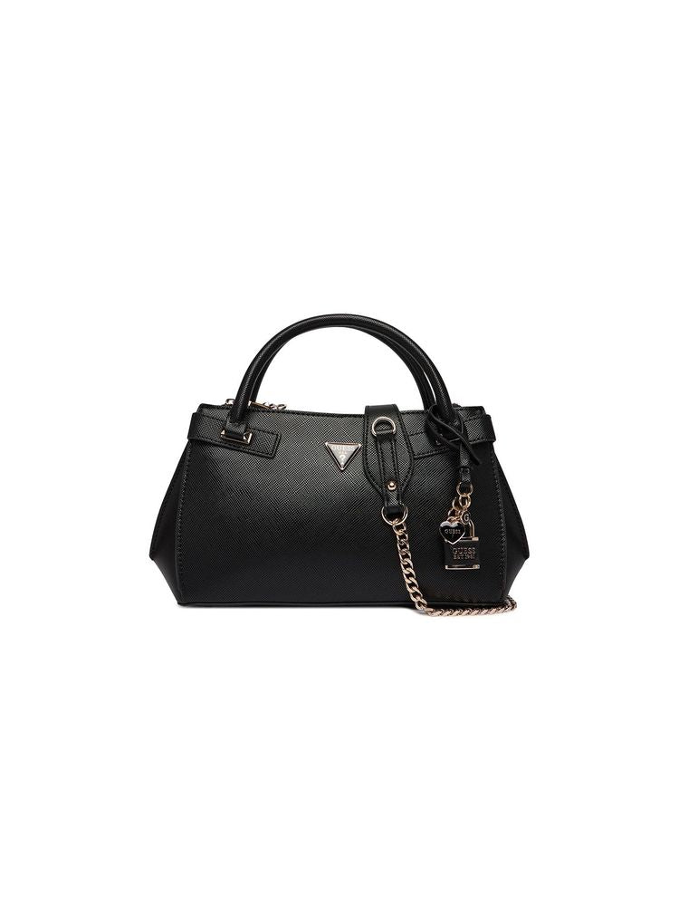 Guess Serenova Shoulder Bag — Black Polyurethane