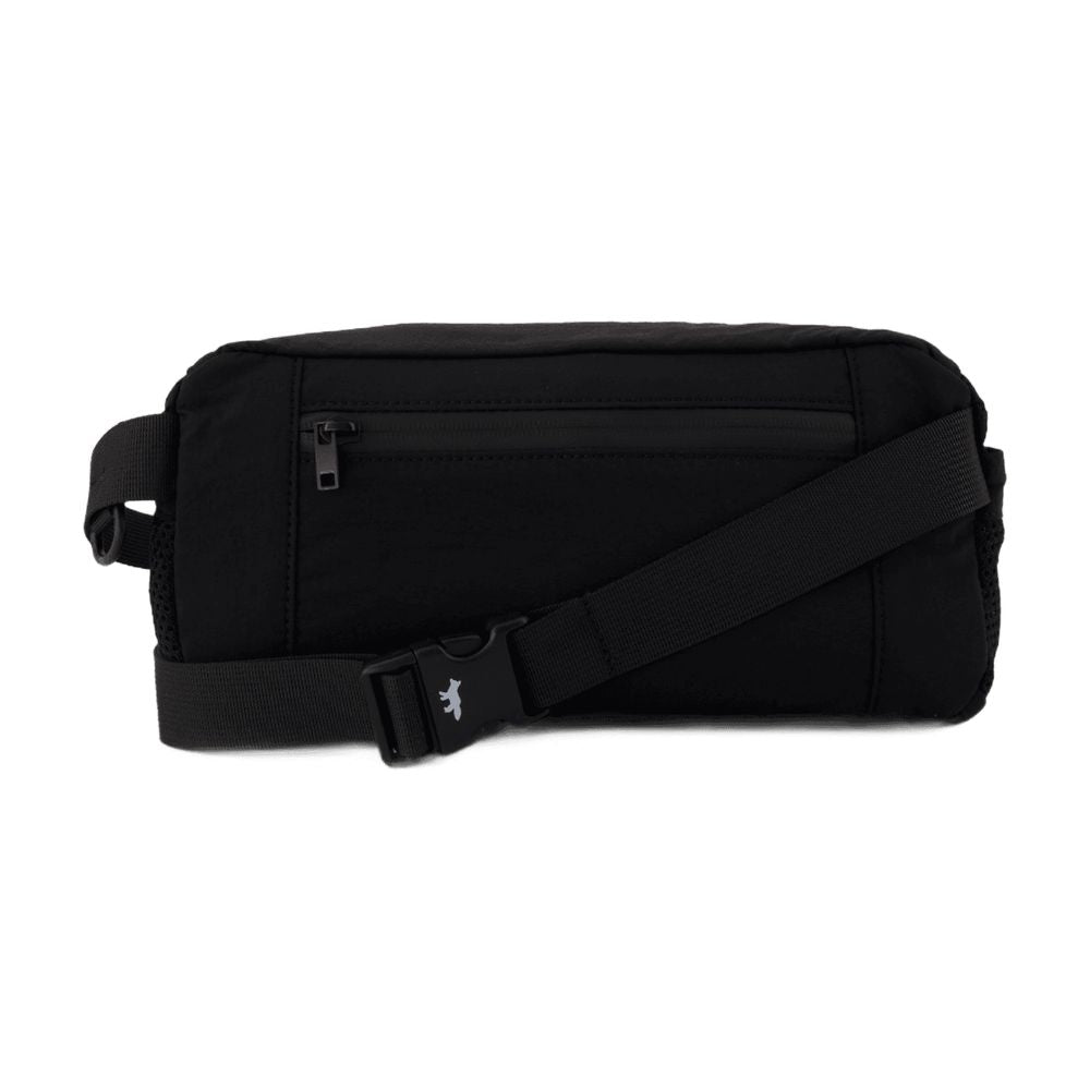 Maison Kitsuné Belt Bag — Black Nylon